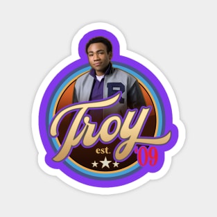 Troy in the morning Magnet