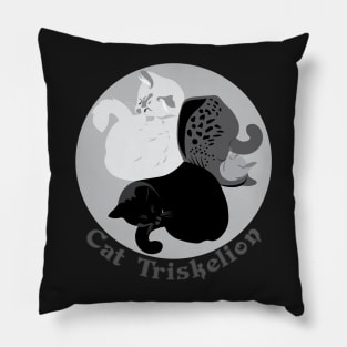 Cat Triskelion Pillow