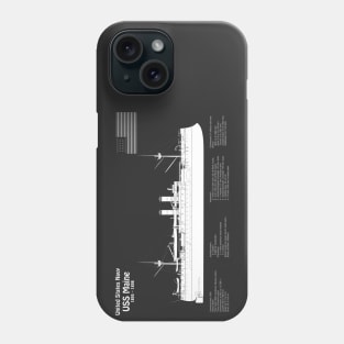 USS Maine battleship cruiser ACR-1 - PBDpng Phone Case