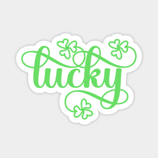 Lucky Shamrocks Magnet