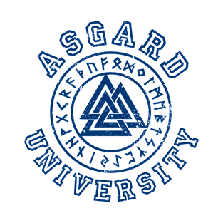 Asgard University (Blue) T-Shirt