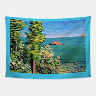 Mediterranean Vacation Tapestry