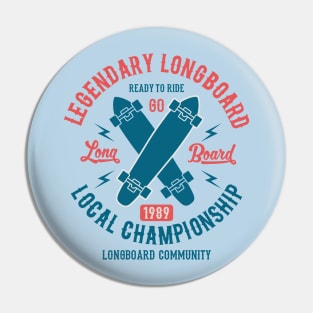 Legendary Longboard Pin