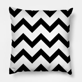 Simple Black and white Chevron pattern Pillow