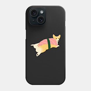 The corgi in the sushi Phone Case