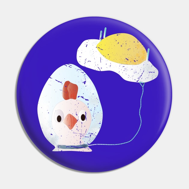 Easter Chicken with Egg Pin by With Own Style