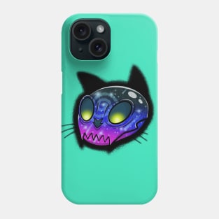 Cat skull Phone Case