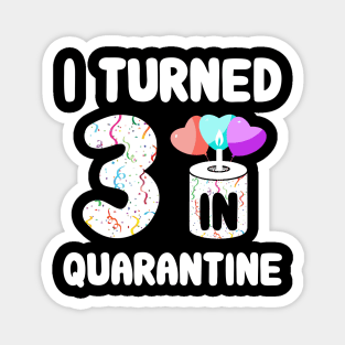 I Turned 3 In Quarantine Magnet