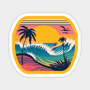 surf design Magnet