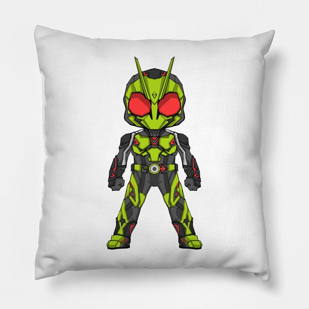 Kamen Rider Zero One T-Shirt Pillow by oliver artwork