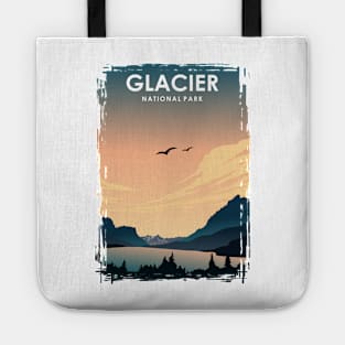 Glacier National Park Travel Poster Tote