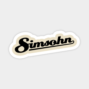 Simsohn Logo (black) Magnet