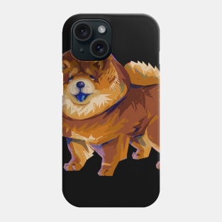 Cute Modern Chow Chow Dog Doggo Puppy Phone Case