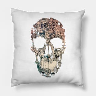 Skull Vintage Pillow