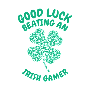 St. Patrick's Day Gaming Shamrock Gamer Video Games T-Shirt