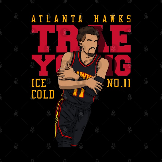 Trae Young Ice Cold Celebration by mia_me