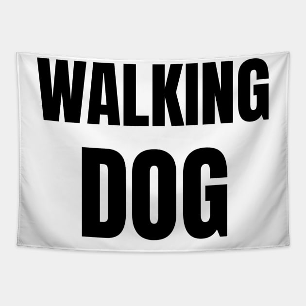 Walking Dog Tapestry by Jitesh Kundra