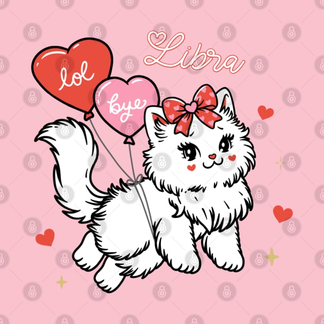 Libra Sassy Valentines Kitty by moonstruck crystals