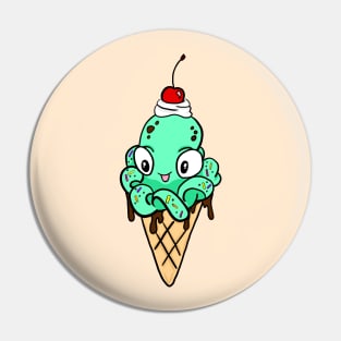 Mint Chip Octo-cone Pin