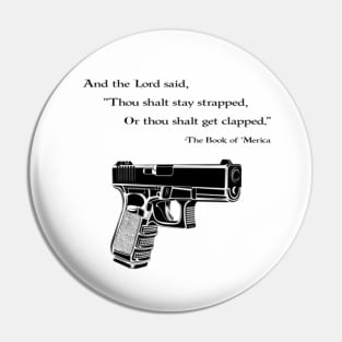 The Second Commandment Pin