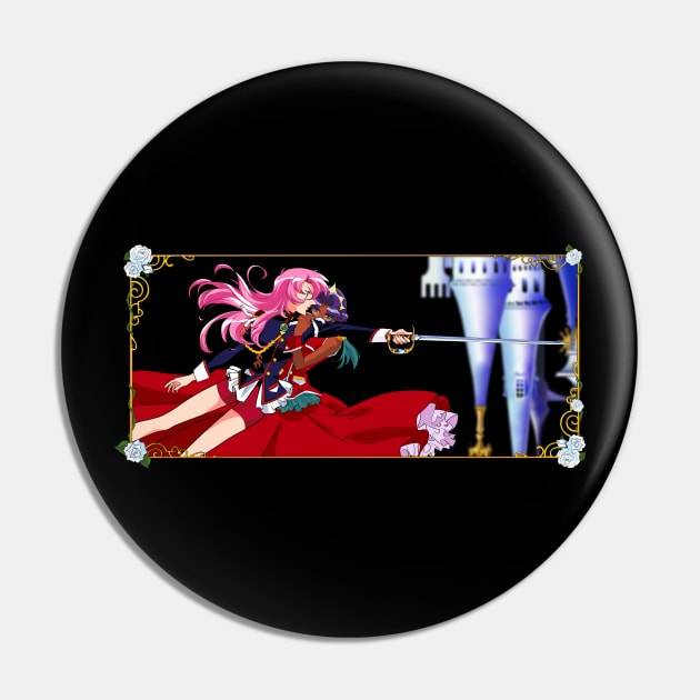 Utena: The Engaged and her Bride Pin by Grimalbean