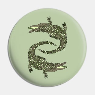 Crocodiles (Camo Palette) Pin