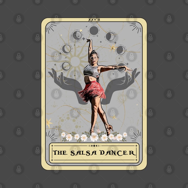 The Salsa Dancer Tarot Card, Salsa Dancing by AlquimiaDesign