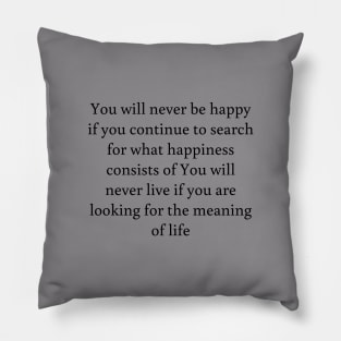 Long quote Good meaning Pillow