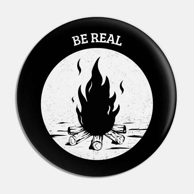 Be Real Motivational Quote Pin by SimpleTeez