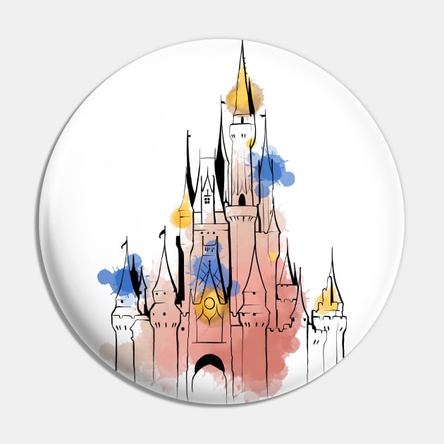 Magic Kingdom Pin by Ginny Heart Lab