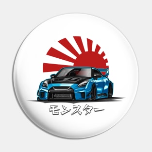 Skyline GTR R35 (Blue) Pin