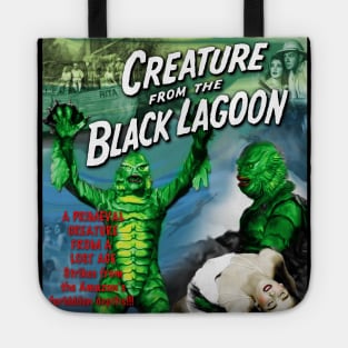 The Creature from the Black Lagoon Faux Retro Movie Poster Tote