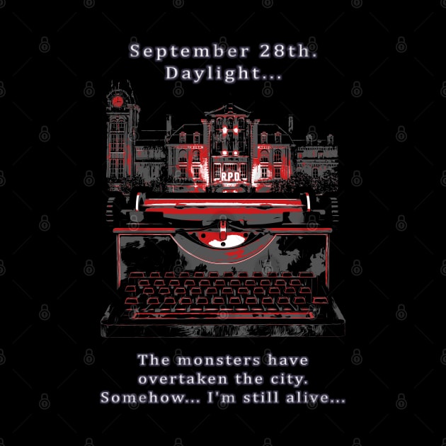 Resident Evil September 28th Daylight by Power Up Prints