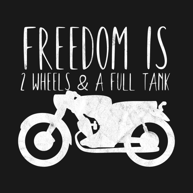 Motorcycle freedom 2 wheels full tank by maxcode