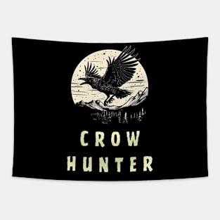 crow hunting Tapestry