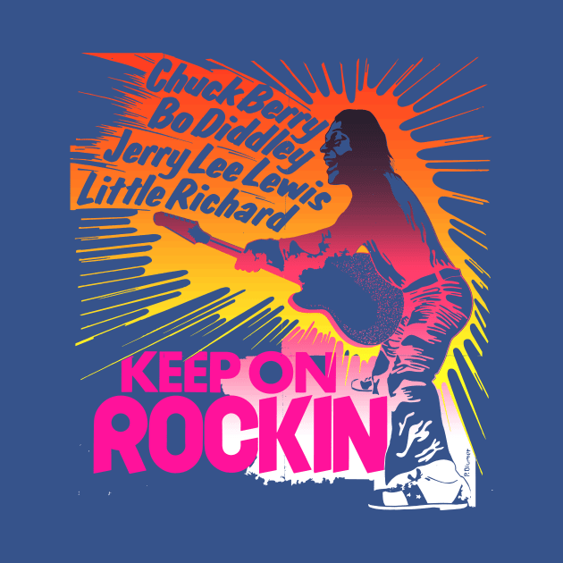 chuck berry keep on rockin by HAPPY TRIP PRESS