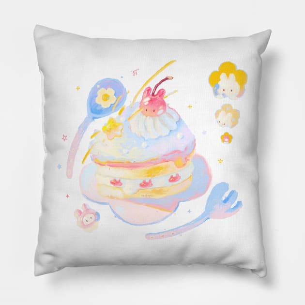 Shooting Star Cake Pillow by happyyu