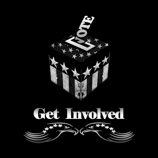 VOTE - Get Involved by DesignersMerch