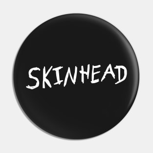 Dark and Gritty SKINHEAD sketch text font logo Pin