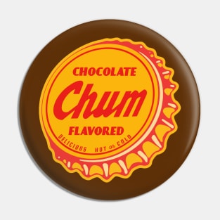 Vintage Chum Chocolate Soda Bottlecap Pin