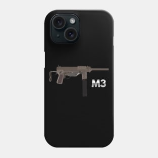 WW2 M3 Submachine Gun Phone Case