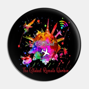 Global and Remote Worker Pin