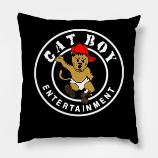 cat boy entertainment Pillow