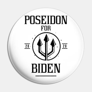 Poseidon for Joe Biden and Kamala Harris 2020 Pin