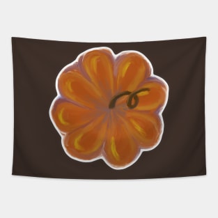 Pumpkin in Oil Tapestry