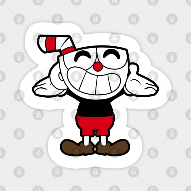 Happy Cuphead Magnet by bonekaduduk