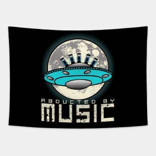 Abducted by Music Alien Ufo Outer Space Tapestry