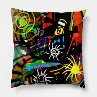 deadly color Pillow