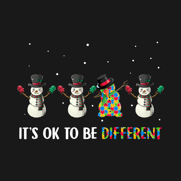 It S Ok To Be Different Autism Awareness by Cristian Torres