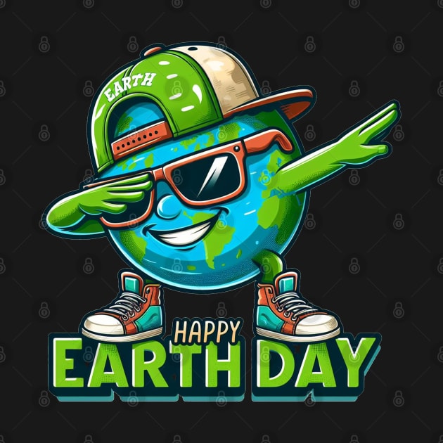 Earth Day 2024 Funny Earth Day Kids Toddler Girls Boys Dab by HBart